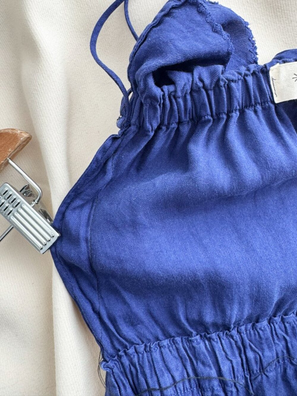 Isabel Marant One Shoulder Dress in Blue, size "0" (XS) - Picture 7 of 8